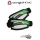 Mystic Kite Footstrap Adjustable Set White vert