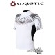 Mystic Crossfire Rash Vest S/S White