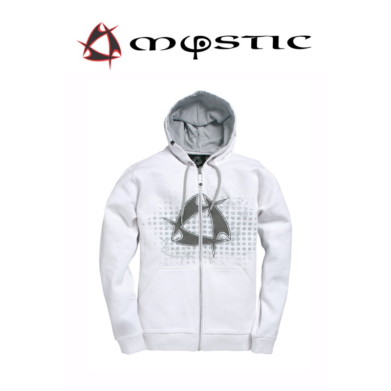 Mystic Star Hooded Sweat Bright White capuchen Pullover