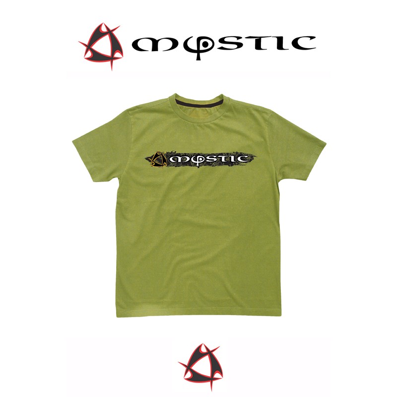 Mystic T-Shirt Paint Tee Single Jersey Men vert Olive
