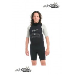 Oxbow Shorty SP22SSE 2/2mm Neoprenanzug Wetsuit black/silver