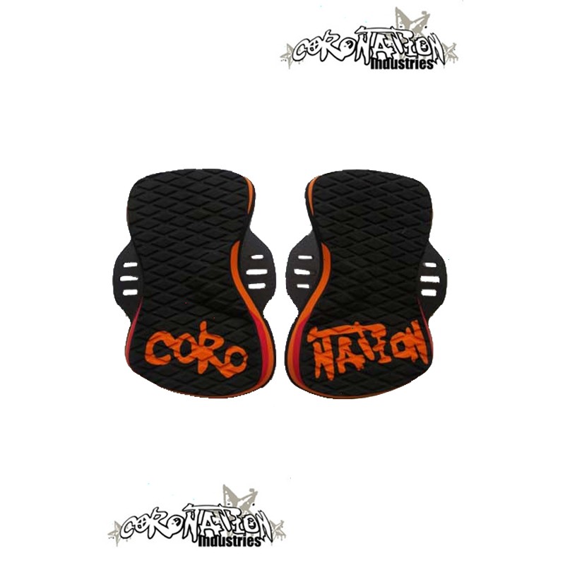 Coronation-Industries Kiteboard-Pads Comfort black-orange