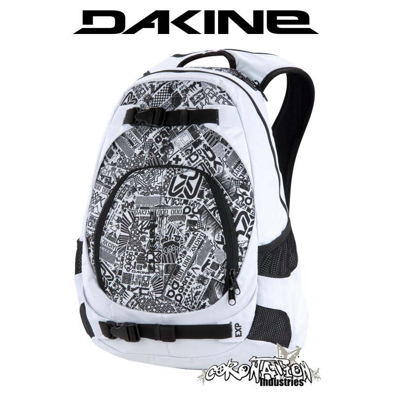 Dakine Explorer Snow-Skate-Schul-Laptop-Rucksack white chop