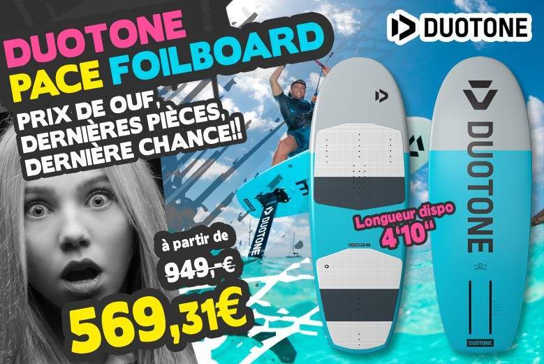 Duotone Pace Kite-Foilboard 2019 Déstockage