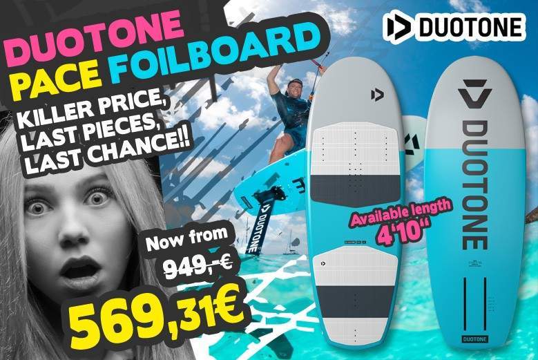 Duotone Pace Kite-Foilboard 2019 Sales