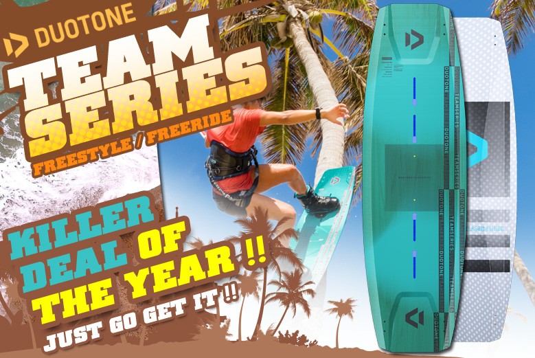 Duotone TEAM SERIES 2022 Freestyle Freeride Kiteboard - HARDCORE SALE